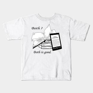 Books and e-reader quote Kids T-Shirt